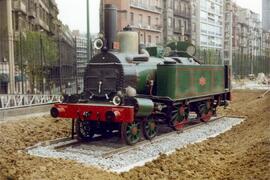 Locomotora de vapor 220 T de Renfe denominada "Izarra"