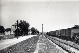 Estación de Morell de la línea de Madrid-Atocha a Barcelona-Término (vía Caspe)