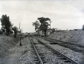 Estación de Huerta de Valdecarávanos, en el km 83 de la línea de Madrid a Alicante