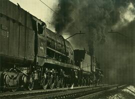 Locomotora de vapor 462 - 0401 de RENFE, ex Central de Aragón nº 101 (serie RENFE 462-0401 a 0406...