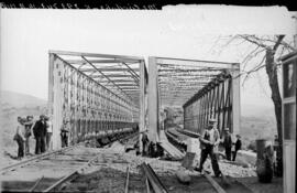 Puente de Guarrizas I, de dos tramos, en el km 283,743 de la línea de Manzanares a Córdoba, dentr...