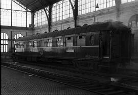 Coche restaurante WR 4100 D de la Compañía Wagons Lits, ex. Pullman, de la composición del Lusita...