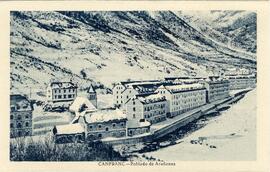 Vista del poblado de Arañones de Canfranc