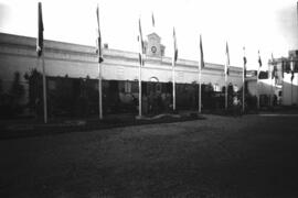 Centenario del Ferrocarril en España 1848-1948, cuya exposición se emplazó en el tinglado nº 2 de...