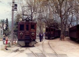 Automotores eléctricos ABB fv 1 y 3 Siemens - Carde y Escoriaza del Ferrocarril de Sóller en la e...