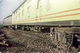 Descarrilamiento del tren 856 Rías Baixas en el km 99+600 de la línea Zamora a Orense