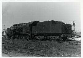 Locomotora de vapor de la serie 240 - 2545 "Mastodonte" de RENFE (Ex Compañía Nacional ...