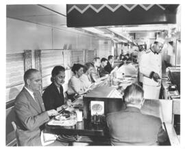 
Coffee shops on the Pennsylvania Railroad (PRR) 
Coches restaurante en el Ferrocarril de Pennsyl...