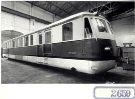 Automotor térmico (diésel) de la serie RENFE 9201 a 9203, ex MZA serie WE 201 - 204, fabricado po...