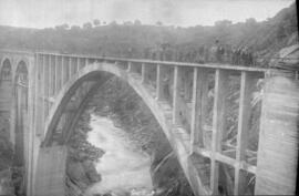 Puente sobre el río Jerte en la línea Plasencia Empalme-Astorga