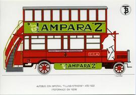 
Autobús con Imperial "Tilling-Stevens". Año 1922. Reformado en 1928
