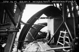 Túnel del puente de Matarraña IV, situado en el km 148,850 de la línea de Zaragoza a Barcelona, e...