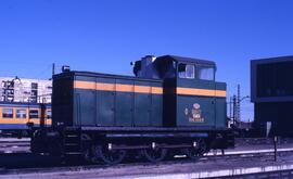 Locomotora diésel - eléctrica 304 - 004 - 5 de la serie 304 - 001 a 063 de RENFE, ex. 10404 de la...