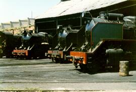 Locomotora de vapor Mikado con rodaje 141 F de RENFE