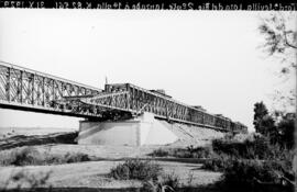 Puente sobre el río Guadalquivir a su paso por Lora del Río, en el km 82,561 de la línea Córdoba-...