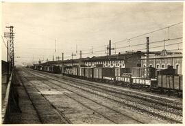 Electrificación de la estación de Badalona en el trayecto de Barcelona-Mataró