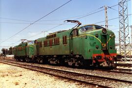 Locomotoras eléctricas de la serie 278 - 001 a 029 de RENFE, ex serie 7801 a 7829, denominada &qu...