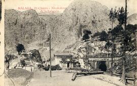 Alrededores de la estación de El Chorro de la línea de Córdoba a Málaga, situada dentro del térmi...