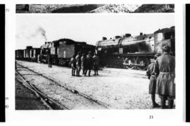 Foto tomada de revista alemana con imagen de la Guerra Civil española