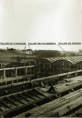 TÍTULO DEL ÁLBUM : Parte semestral de obras / Red Nacional de los Ferrocarriles Españoles. Vía y ...