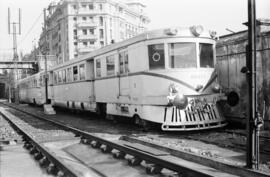 Automotor térmico diésel nº 9402 de la serie 9401 a 9403 de RENFE (ex Norte WMD 101 a 103, finalm...