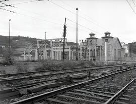 Subestación de Veriña (Gijón , Asturias), en la línea de León a Gijón