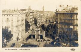 Apeadero de Paseo de Gracia en la calle de Aragón.