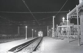 Subestación eléctrica de la estación de Garraf en la línea de Roda a Barcelona