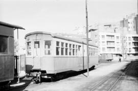 Coche de viajeros de la línea de San Feliu de Guíxols a Gerona, ex Tranvía de vapor de Onda al Gr...