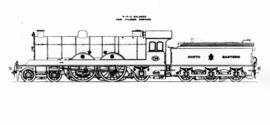 Gráficos de locomotoras de vapor / material rodante