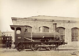 Locomotora de vapor para trenes mixtos de la Compañía TBF