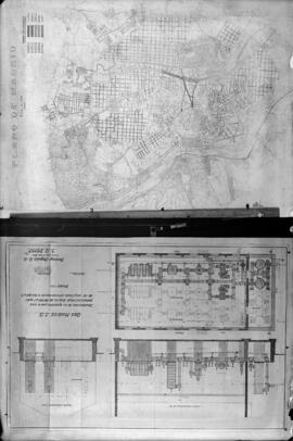 Reproducción fotográfica de un plano de Madrid, con la indicación de los sistemas de alumbrado de...