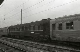 Coche restaurante 4104 D de la Compañía Wagons Lits, formando parte de una composición de viajero...