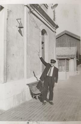 Miguel Francisco Poveda Barcelona, personal de la Compañía de los Ferrocarriles Estratégicos y Se...