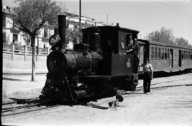 Locomotora de vapor 030 T nº 2 del Tranvía de vapor o Ferrocarril de Onda al Grao de Castellón de...