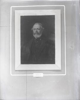 Reproducción de un retrato en óleo de Gustave Samuel "James de Rothschild" (1829-1911),...