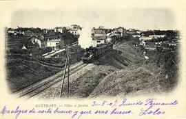 Estación de Guetaria (Getaria en euskera y Géthary en francés) de la línea de Carquizano a San Se...