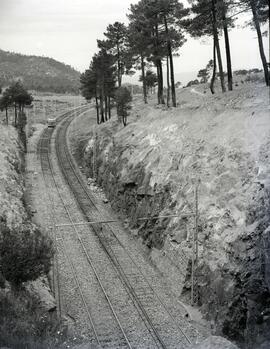 Vía general entre Villalba de Guadarrama y Navalperal de Pinares, en la línea Madrid a Irún