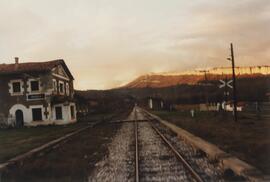 Cierre del tramo de Caminreal a Cidad - Dosante en la línea conocida como Ferrocarril de Santande...