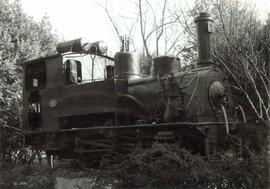 Locomotora de vapor del antiguo ferrocarril económico de Manresa a Berga nº 28, fabricada en 1899...