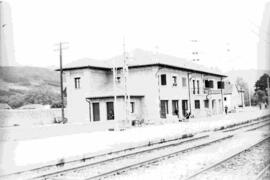 Estación de Los Corrales de Buelna de la línea de Venta de Baños a Santander