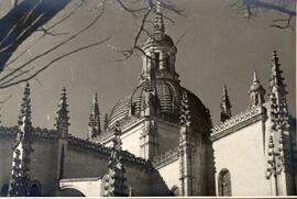 Vista parcial de la catedral de Segovia, tomada durante los actos inaugurales de la nueva sección...