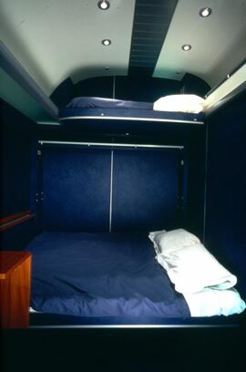 Coche prototipo con cama doble de la Compañía Internacional Wagons Lits