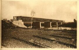 Puente metálico sobre el Guadalquivir, en el p.k. 82,561 de la línea de Córdoba a Sevilla, dentro...