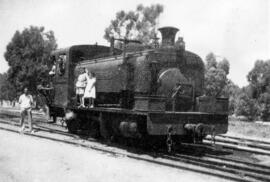 Locomotora de vapor del Tranvía o Ferrocarril Cartagena a La Unión