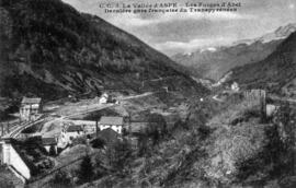 El Valle de Aspe. Estación de les Forges d'Abel del ferrocarril transpirenaico.