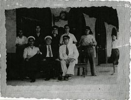 Personal ferroviario en la estación de Setenil