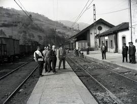 Estación de Pola de Lena de la línea de León a Gijón