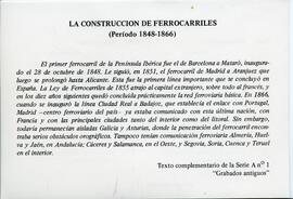 TÍTULO DEL ÁLBUM : La Historia del Ferrocarril Español en Tarjetas Postales. Serie A: Grabados an...