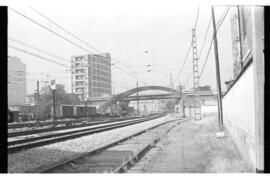 Arco de ladrillo a la salida de la estación de Valladolid - Campo Grande